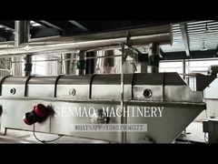 Ligne de production de particules fluidisées vibrantes